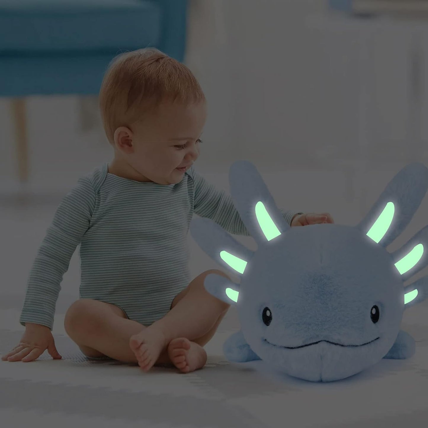 Niuniudaddy™ Weighted Blue Axolotl