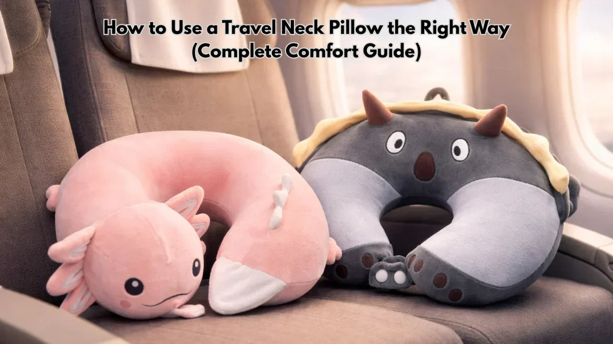 How to Use a Travel Neck Pillow the Right Way (Stop Neck Pain)