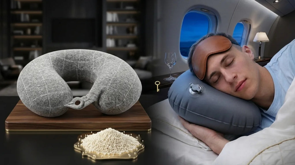 inflatable neck pillow vs memory foam vs wrap around pillow comparison
