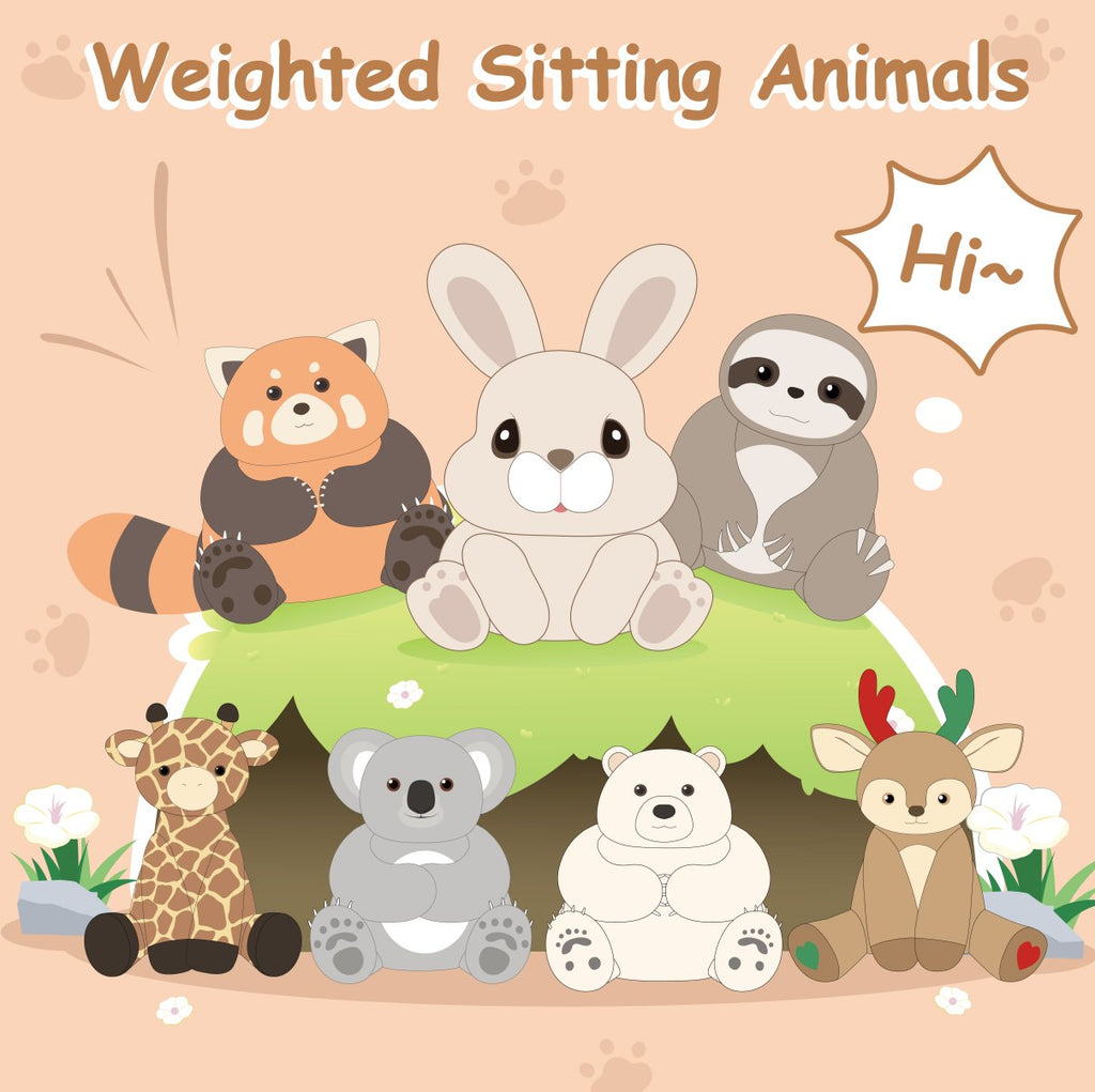 Weighted Sitting Animals