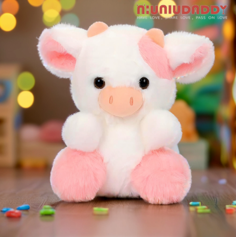 Niuniudaddy™ Fuzzy stuffed cow