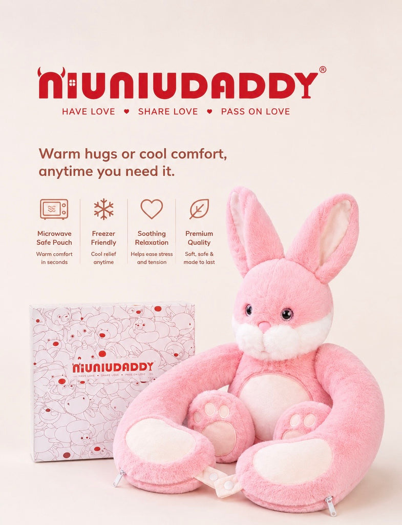 35 cm Heating Rabbit Plush – Weighted Bunny for Cozy Comfort