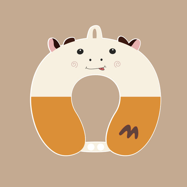 Niuniudaddy™ Memory Foam Cute Cow NeckTravel Pillow