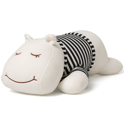 Niuniudaddy™ Stuffed White Hippo