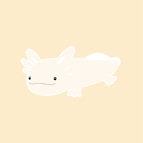 【TIKTOK】NiuniuDaddy White Axolotl Plush Toy For Toddlers