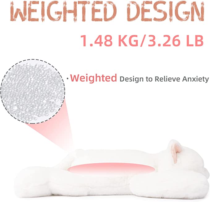 Niuniudaddy™ Weighted White Cat