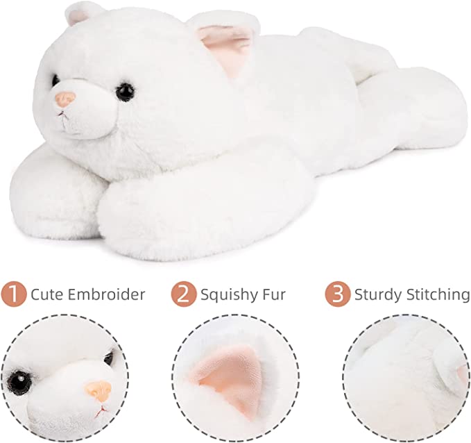 Niuniudaddy™ Weighted White Cat