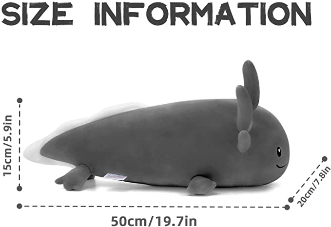 Buy NiuniuDaddy Black Axolotl Plush Toy – 20