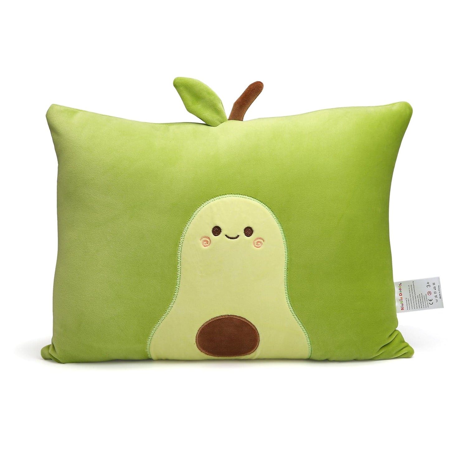 Niuniudaddy™ 18x12 Inches Avocado Plush Pillow