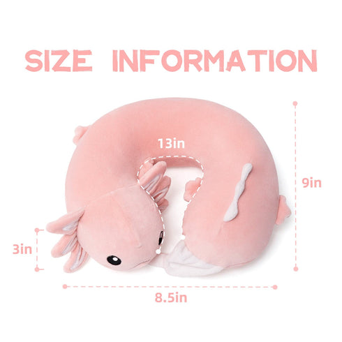 Niuniudaddy™ Axolotl Travel Pillow